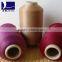 Dyed pattern and texturized yarn type threads