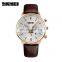 Luxury mens business watches Japan movement leather quartz wristwatch #9117