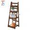 Factory customized wooden bamboo flower plant pot stand shelf