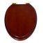 NEW Good Quality Environmental Bathroom Sanitary Ware Soft Close Solid Wood Toilet Seat Lavatory Cover