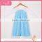 Over knee high lihgt blue gauze dress with silvery star ornament halloween costume