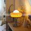 Modern Glass Table Light Designer Decor Desk Lamp Creatiev Egg Tart Shape Desk Light For Home Bedroom Living Room