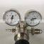 Stainless steel regulator with two step reducing with gauge,oxygen steel gas regulator