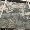 Landscape green marble slabs
