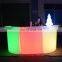 light up bar stools illuminated portable PE plastic furniture led lighted bar counter table