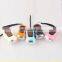 Solar Hand Crank Flashlight With Keychain