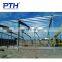 PTH low cost prefab steel structure warehouse office building long span structure