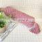 Hot Selling Rose pink hand knotted macrame bolster pillow Tassel Decor Vietnam Supplier
