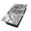 Stainless Steel Drain Board Square Kitchen Basin Sink