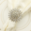 Popular Wholesale Rhinestone Napkin Holder With Gold Silver Ring