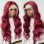 99j#body wave Lace Front Wig Human Hair Wigs 13X4 Ginger Lace Front Wig