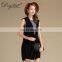 100% Cashmere Women's Sleeveless Hooded Cardigan Sweater Knitted Long Anti-Wrinkle Autumn High Street OEM Service Available