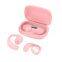 OWS Headphone de Ouvido Externo Esportivo Fones de Ouvido sem Fio com Exibi??o de Energia Fones de Ouvido com Gancho para o Ouvido Tws