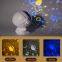 High Quality Rechargeable Mini Cute Music Projector Astronaut Galaxy Projector Star Night Light Baby Star Night Lamp for Kids