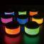 Promotion wholesale night running light custom LED slap bracelet