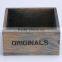 Vintage style wooden storage box