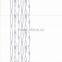 Shower Curtain marline knot printed, hot sale classic bathroom waterproof curtain