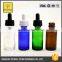 matte black ejuice bottles 30ml glass bottle with dropper with childproof evident cap 30ml clear blue e cig dropper bottles