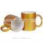 11oz silver /gold high quality mug,coated sublimation mug