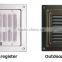 Japanese Stainless Steel door ventilation grille and register
