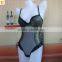 Hot Special Design Shapewear, Women Corset Transparent Lace With Open Crotch