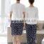 Noya Customized ZM 0300 Concise Couple Pajamas Set