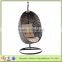 Egg shape PE Rattan Cocoon Hanging Chair for Garden-FN4111
