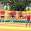Wholesale bounce houses child climbing into the giant circus bounce house
