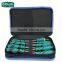 LAOA 9pcs High quality Cr-Mo steel screwdriver set with bag