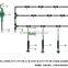 popular in Italy FJT1016 garden irrigation hanging sprikler watering kits