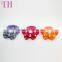 kid hair accessory resin glitter flower design covered long elastic hair bands ball                        
                                                Quality Choice