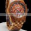 ODM Unisex Wooden Watches Quartz Multifunctional Wood Watch