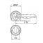 New design Eur standard zinc alloy reversible mortise lock
