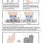 Electric shoulder and neck kneading massager