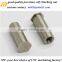 custom precision CNC turning hex head brass rivet nut