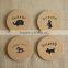 high quality felt coaster cup mats