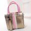 High quality pu customized mini chic tote fashion bags ladies bags