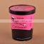 Custom made paper ice cream tub with lid