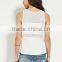 soft plain sleeveless T-shirt