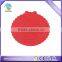 buy rubber soft pvc enterprise logo burgers steaks antislip cup coaster