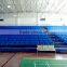 fire-resistant telescopic folding chair,grandstand seating arena retractable seating system,telescopic bleacher for public use