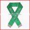 durable football scarf,130*14cm satin flag,high quality sports fans scarf