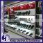 wooden retail shoe display rack
