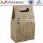 china supplier eco friendly recycle gift shopping custom printed kraft paper valve bag