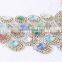 crystal rhinestone neck trim neckline handmade appilque for garment