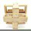 2015 Hot Sale Wooden IQ Intelligent Puzzle Magic Puzzle Kongming Lock Brain Teaser Model Number GAD1085