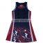Cheap 100% polyester girls netball jersey