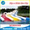 2016 Hot Sale Extreme Inflatable Slip n Slide the City 3 lanes inflatable water slide