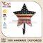 New Design Chic Iron Plaque Wood Wall Hanger Longping