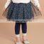 DK0037 dave bella 2015 autumn fashion leopard skirt kids above-knee skirt girls princess clothes girls boutique skirt fairy